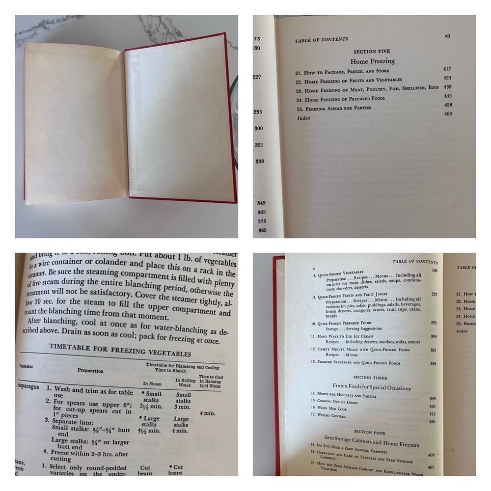 ⚠️ 1948 Frozen Food Cookbook & 1952 Magic Recipes Electric Blender •Price Final - Picture 14 of 16